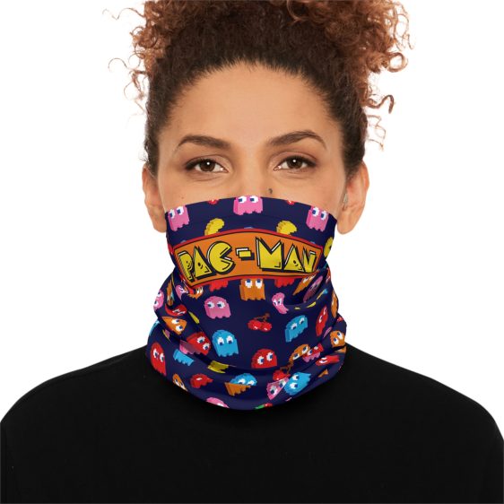 Pac-Man Lightweight Neck Gaiter - Fun Retro Gaming Accessory - Image 3